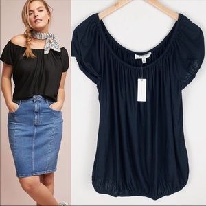 NWT NEW Anthropologie Porridge Meadowlands Off-the-Shoulder Top XS